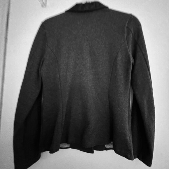 Ladies Relativity Lightweight Grey Knit Blazer - size Small - Picture 2 of 5